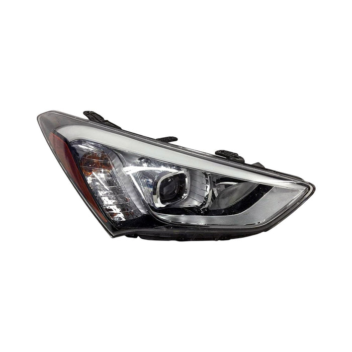 2013-2016 Hyundai Santa Fe Limited Passenger Side Headlight Assembly Hid Composite - HY2503198-Partify-Painted-Replacement-Body-Parts