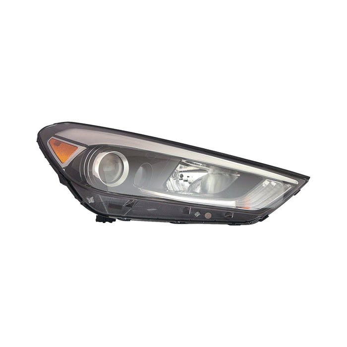 2016-2018 Hyundai Tucson Passenger Side Headlight Assembly Halogen W/O Led Position Lamp Composite - HY2503199-Partify-Painted-Replacement-Body-Parts