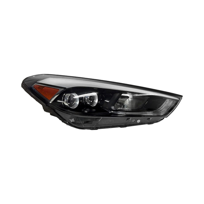 2016-2018 Hyundai Tucson Passenger Side Headlight Assembly Halogen W/Led Position Lamp Composite - HY2503200-Partify-Painted-Replacement-Body-Parts