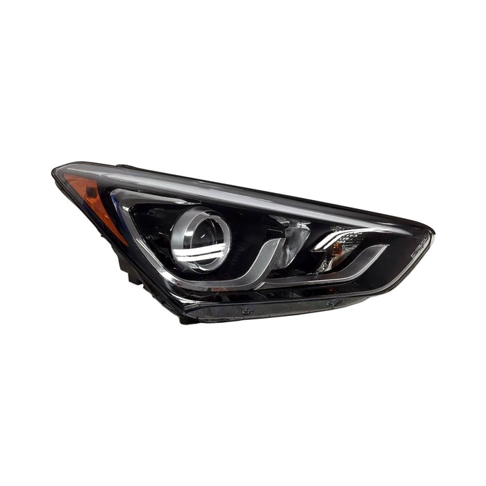 2017-2018 Hyundai Santa Fe Sport Passenger Side Headlight Assembly Hid W/O Adaptive Cornering Composite - HY2503208-Partify-Painted-Replacement-Body-Parts