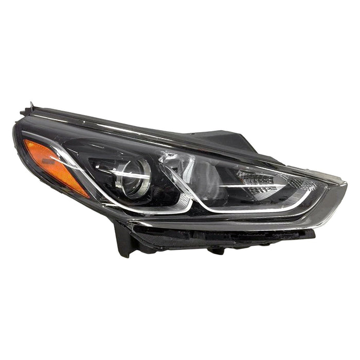2018-2019 Hyundai Sonata Passenger Side Headlight Assembly Halogen Composite - HY2503217-Partify-Painted-Replacement-Body-Parts