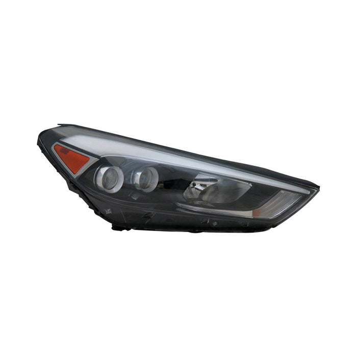 2016-2018 Hyundai Tucson Passenger Side Headlight Assembly Led Composite - HY2503220-Partify-Painted-Replacement-Body-Parts