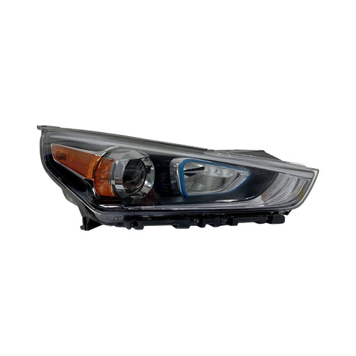 2017-2019 Hyundai Ioniq Hybrid Blue/Hybrid Essential/Hybrid Limited/Hybrid Luxury/Hybrid Preferred/Hybrid SE/Hybrid SEL/Hybrid Ultimate/Plug-In Hybrid/Plug-In Hybrid Limited Passenger Side Headlight Assembly Halogen Composite - HY2503231-Partify-Painted-Replacement-Body-Parts