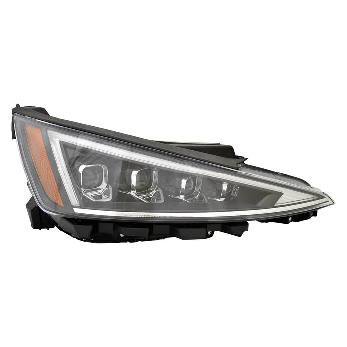 2019-2020 Hyundai Elantra Passenger Side Headlight Assembly Led Usa Built Composite - HY2503244-Partify-Painted-Replacement-Body-Parts