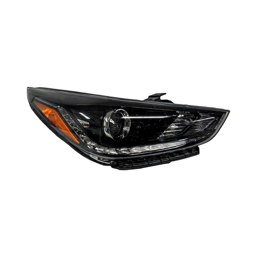 2019-2022 Hyundai Accent Passenger Side Headlight Assembly Led Projector Type Composite - HY2503249-Partify-Painted-Replacement-Body-Parts