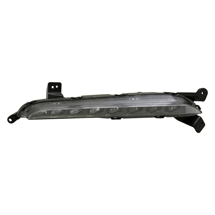 2016-2017 Hyundai Sonata Hybrid/Hybrid Limited/Hybrid SE/Hybrid Ultimate/Plug-In Hybrid/Plug-In Hybrid Limited/Plug-In Hybrid Ultimate Passenger Side Daytime Running Light - HY2563101-Partify-Painted-Replacement-Body-Parts