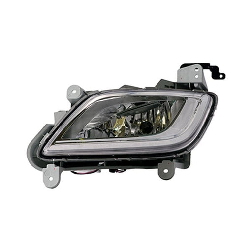 2012-2017 Hyundai Veloster Driver Side Fog Light Assembly Naturally Aspirated - HY2592152-Partify-Painted-Replacement-Body-Parts