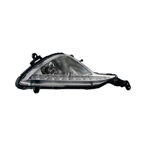 2013-2016 Hyundai Genesis Coupe Driver Side Fog Light Assembly Bulb Type - HY2592156-Partify-Painted-Replacement-Body-Parts