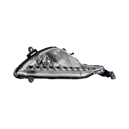 2013-2016 Hyundai Genesis Coupe Driver Side Fog Light Assembly Led Type - HY2592157-Partify-Painted-Replacement-Body-Parts