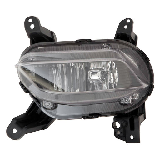 2019-2020 Hyundai Santa Fe Driver Side Fog Light Assembly Halogen - HY2592171-Partify-Painted-Replacement-Body-Parts
