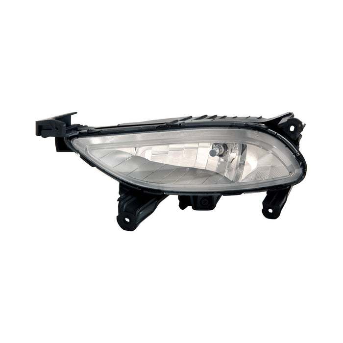 2011-2013 Hyundai Sonata 2.0T/2.0T Limited/GL/GLS/Limited/SE Passenger Side Fog Light Assembly Type 1 - HY2593134-Partify-Painted-Replacement-Body-Parts