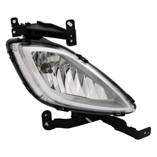 2011-2013 Hyundai Elantra Passenger Side Fog Light Assembly Sedan - HY2593138-Partify-Painted-Replacement-Body-Parts