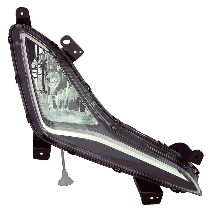 2014-2016 Hyundai Elantra Passenger Side Fog Light Assembly Usa/Korea Built - HY2593146-Partify-Painted-Replacement-Body-Parts