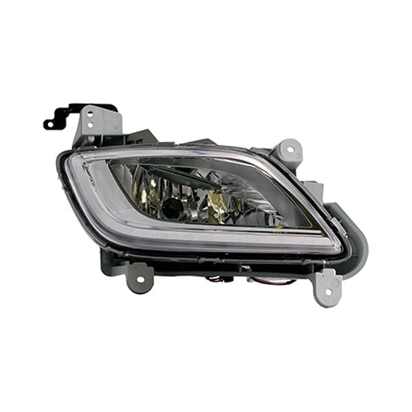 2012-2017 Hyundai Veloster Passenger Side Fog Light Assembly Naturally Aspirated - HY2593152-Partify-Painted-Replacement-Body-Parts