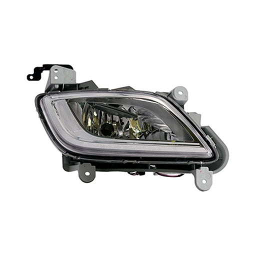 2012-2017 Hyundai Veloster Passenger Side Fog Light Assembly Naturally Aspirated - HY2593152-Partify-Painted-Replacement-Body-Parts