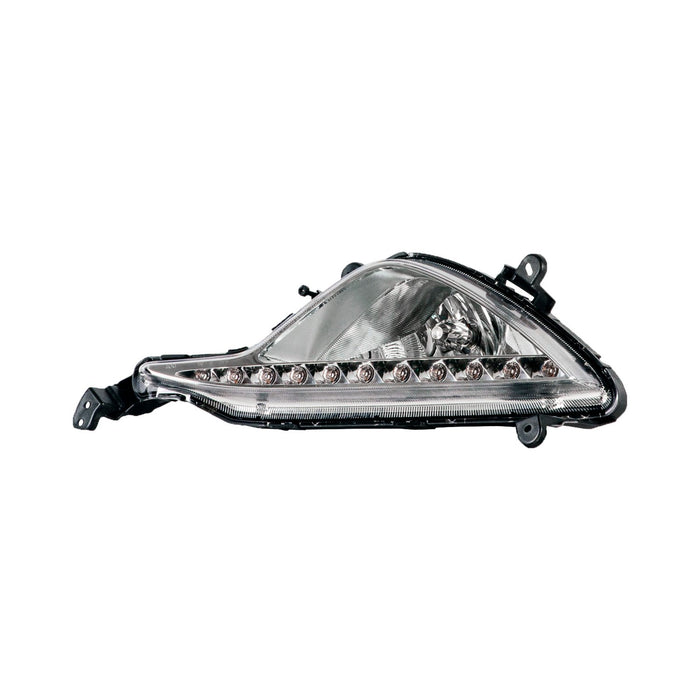 2013-2016 Hyundai Genesis Coupe Passenger Side Fog Light Assembly Led Type - HY2593157-Partify-Painted-Replacement-Body-Parts