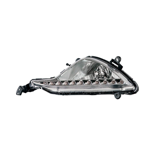 2013-2016 Hyundai Genesis Coupe Passenger Side Fog Light Assembly Led Type - HY2593157-Partify-Painted-Replacement-Body-Parts