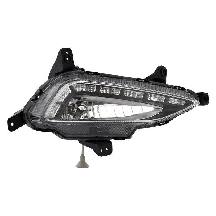 2016-2018 Hyundai Tucson Passenger Side Fog Light Assembly - HY2593168-Partify-Painted-Replacement-Body-Parts