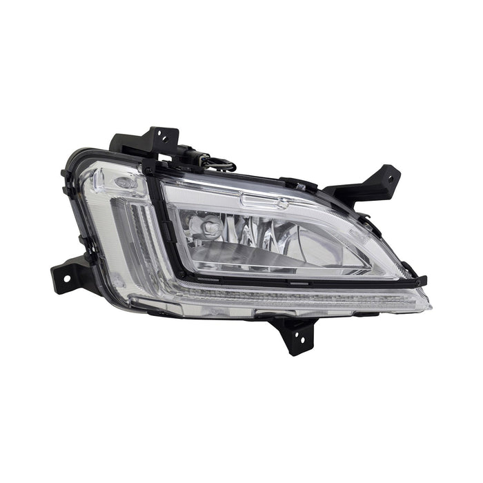 2019-2021 Hyundai Tucson Passenger Side Fog Light Assembly - HY2593170-Partify-Painted-Replacement-Body-Parts