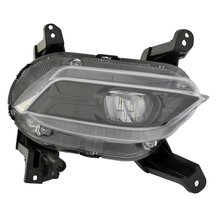 2019-2020 Hyundai Santa Fe Passenger Side Fog Light Assembly Led - HY2593172-Partify-Painted-Replacement-Body-Parts