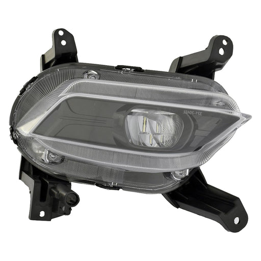 2019-2020 Hyundai Santa Fe Passenger Side Fog Light Assembly Led - HY2593172-Partify-Painted-Replacement-Body-Parts