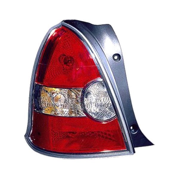 2007 Hyundai Accent Driver Side Tail Light Assembly 2 Door Hatchback - HY2800138-Partify-Painted-Replacement-Body-Parts