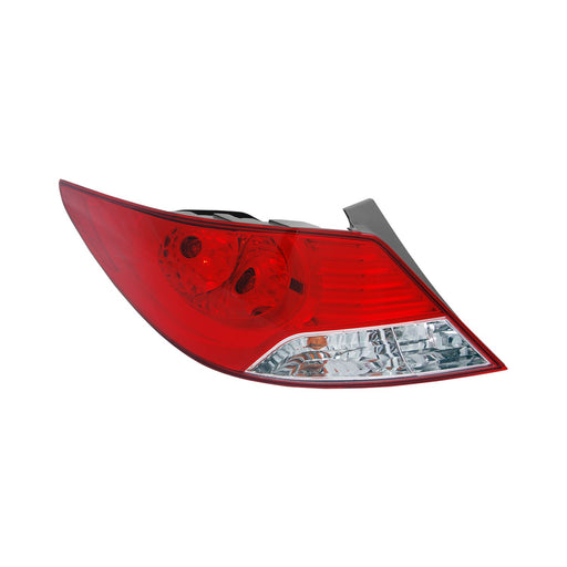 2012-2014 Hyundai Accent Driver Side Tail Light Assembly Sedan - HY2800144-Partify-Painted-Replacement-Body-Parts