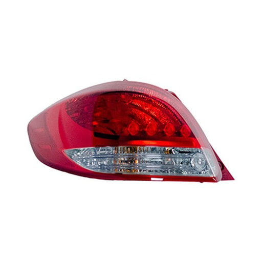 2012-2017 Hyundai Veloster Driver Side Tail Light Assembly Led - HY2800147-Partify-Painted-Replacement-Body-Parts