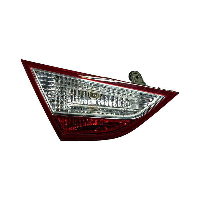 2011-2014 Hyundai Sonata 2.0T/2.0T Limited/GL/GLS/Limited/SE Driver Side Tail Light Assembly Inner - HY2802114-Partify-Painted-Replacement-Body-Parts