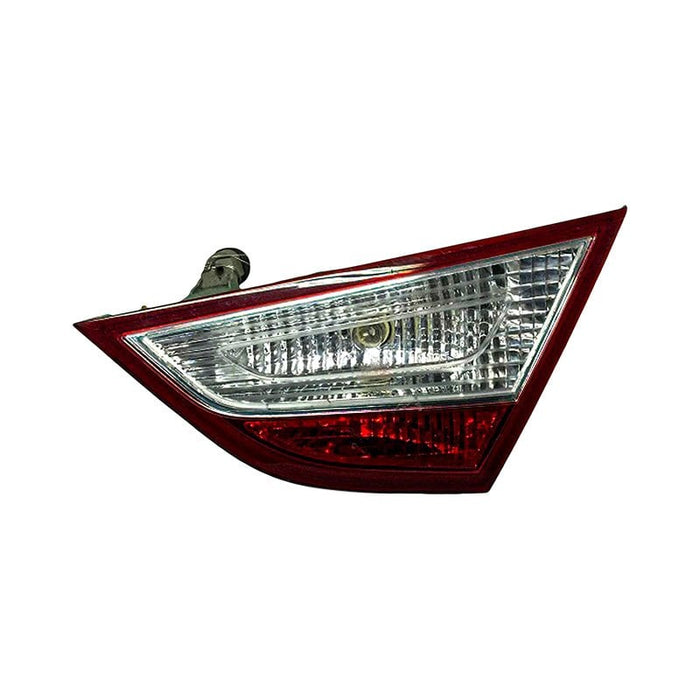 2011-2014 Hyundai Sonata 2.0T/2.0T Limited/GL/GLS/Limited/SE Passenger Side Tail Light Assembly Inner - HY2803114-Partify-Painted-Replacement-Body-Parts