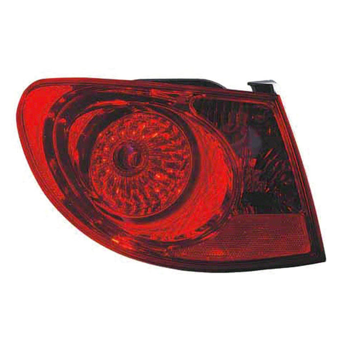 2007-2010 Hyundai Elantra Driver Side Tail Light Assembly Outer - HY2804108-Partify-Painted-Replacement-Body-Parts