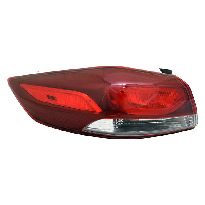 2017-2018 Hyundai Elantra Driver Side Tail Light Assembly Bulb Type Korea Built Outer - HY2804142-Partify-Painted-Replacement-Body-Parts