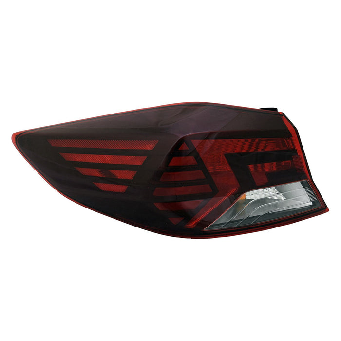 2019-2020 Hyundai Elantra Driver Side Tail Light Assembly Usa Built Bulb Type Outer - HY2804159-Partify-Painted-Replacement-Body-Parts