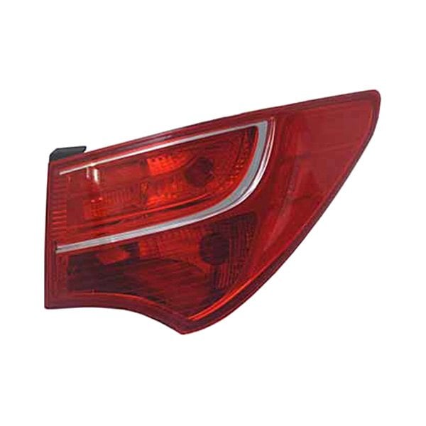 2013-2016 Hyundai Santa Fe Sport Passenger Side Tail Light Assembly Halogen Outer - HY2805123-Partify-Painted-Replacement-Body-Parts