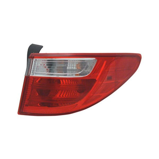 2013-2016 Hyundai Santa Fe GLS/Limited Passenger Side Tail Light Assembly 7 Seat Halogen Outer - HY2805125-Partify-Painted-Replacement-Body-Parts