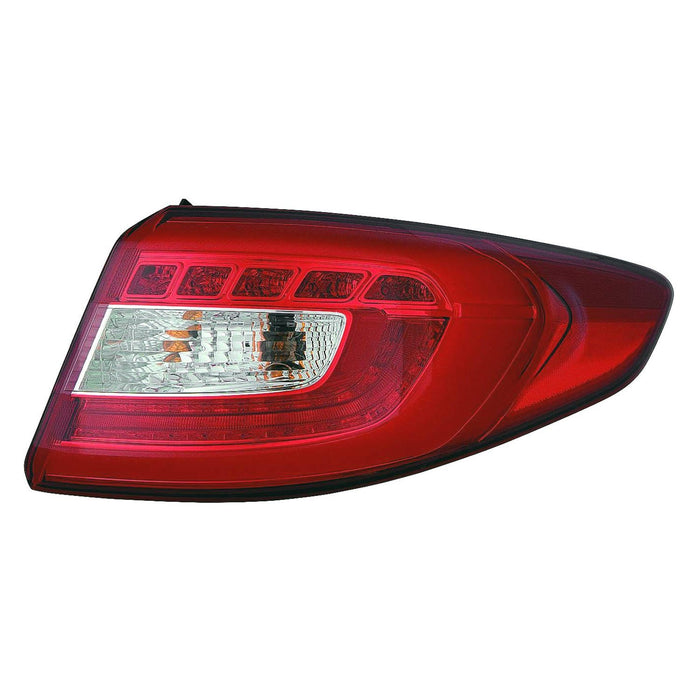 2016-2017 Hyundai Sonata Limited/Sport Passenger Side Tail Light Assembly Led Type Outer 2L L4 - HY2805128-Partify-Painted-Replacement-Body-Parts
