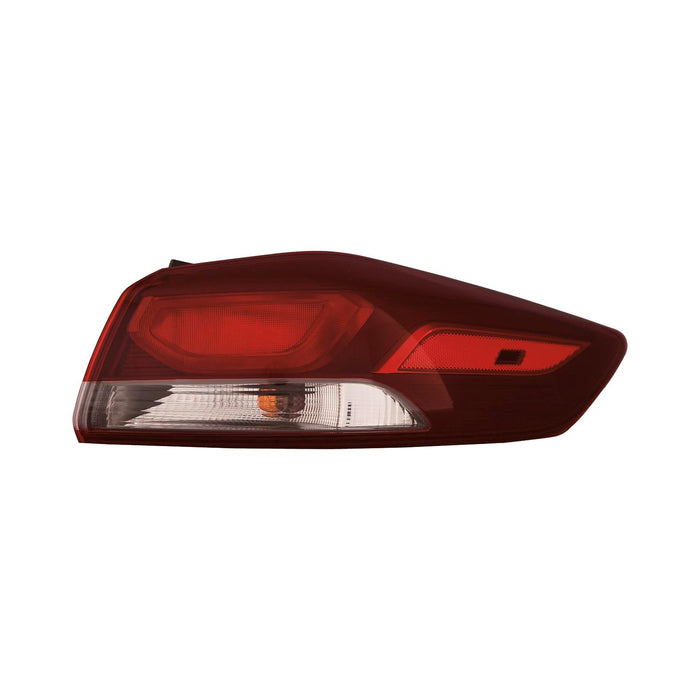 2017-2018 Hyundai Elantra Passenger Side Tail Light Assembly Bulb Type Usa Built Outer - HY2805140-Partify-Painted-Replacement-Body-Parts