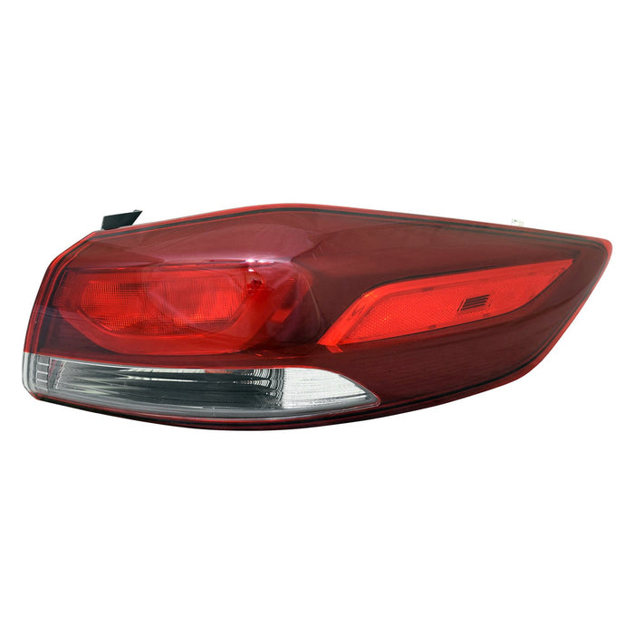 2017-2018 Hyundai Elantra Passenger Side Tail Light Assembly Bulb Type Korea Built Outer - HY2805142-Partify-Painted-Replacement-Body-Parts