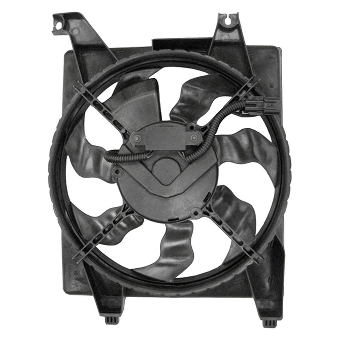 2006-2011 Hyundai Accent A/C Condenser Fan Assembly With Motor - HY3120100-Partify-Painted-Replacement-Body-Parts