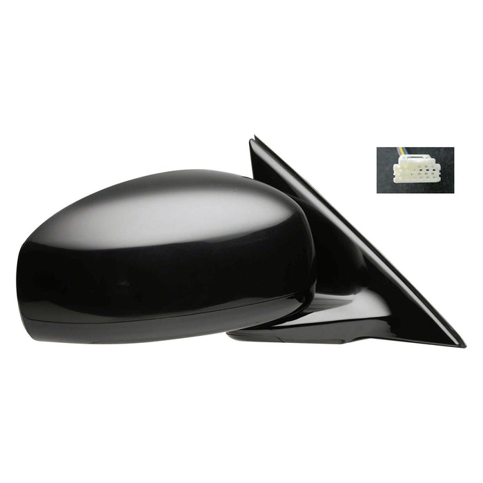 2007-2008 INFINITI G35 Passenger Side Door Mirror W/Sport Pkg W/O Premium Pkg W/Cover Assembly - IN1321124-Partify-Painted-Replacement-Body-Parts