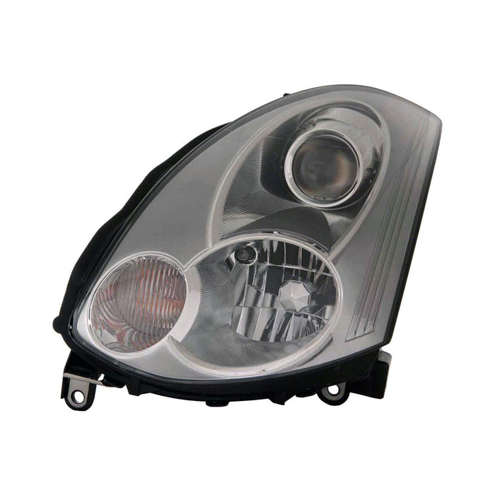 2005-2007 INFINITI G35 Driver Side Headlight Assembly From 10-05 Composite Coupe - IN2502128-Partify-Painted-Replacement-Body-Parts