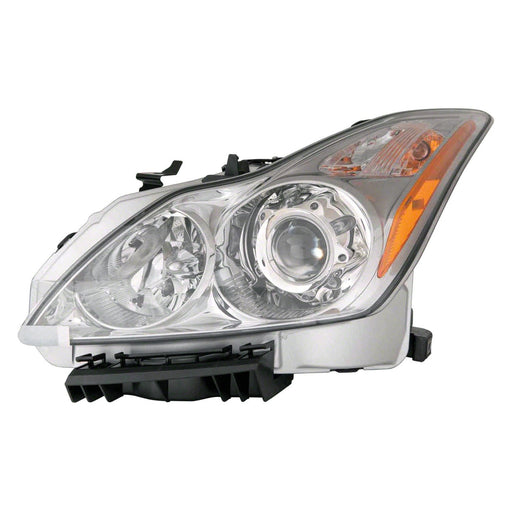2008-2010 INFINITI G37 Driver Side Headlight Assembly W/O Premium Pkg Composite Convertible/Coupe - IN2502147-Partify-Painted-Replacement-Body-Parts