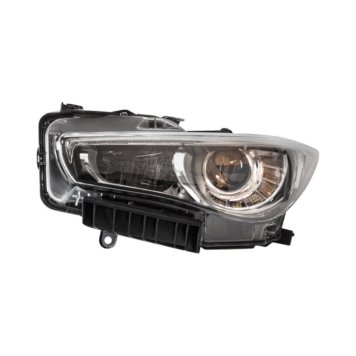 2014-2017 INFINITI Q50 Driver Side Headlight Assembly W/O Adaptive Headlamps Composite - IN2502157-Partify-Painted-Replacement-Body-Parts
