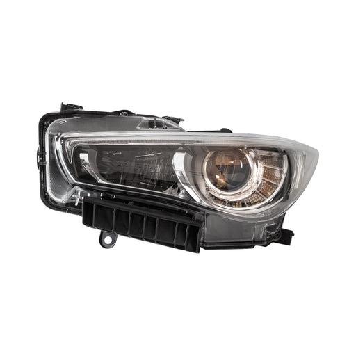 2014-2017 INFINITI Q50 Driver Side Headlight Assembly W/O Adaptive Headlamps Composite - IN2502157-Partify-Painted-Replacement-Body-Parts