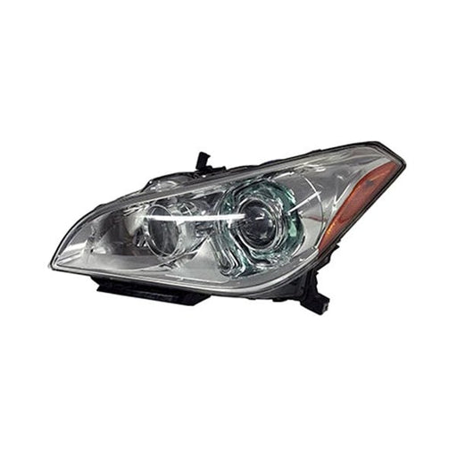 2011-2014 INFINITI M35h/M37/M56/Q70 Driver Side Headlight Assembly W/O Technology Pkg Composite - IN2502162-Partify-Painted-Replacement-Body-Parts