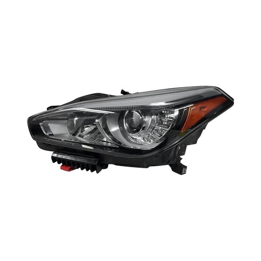 2015-2019 INFINITI Q70/Q70L Driver Side Headlight Assembly W/O Adaptive Headlamps Composite - IN2502174-Partify-Painted-Replacement-Body-Parts