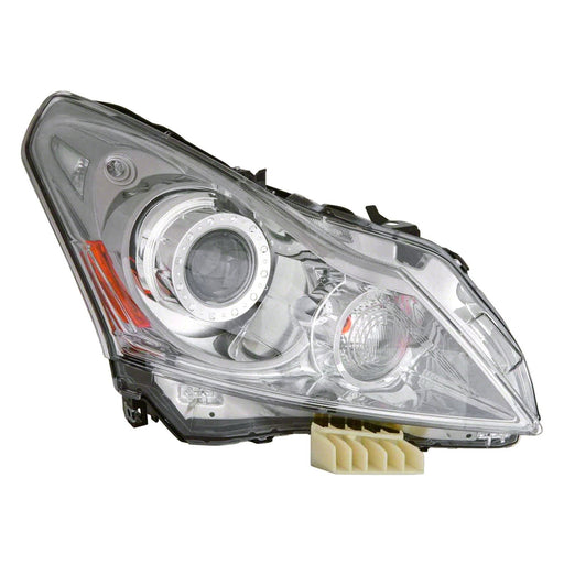 2010-2013 INFINITI G25/G37 Base/Journey Passenger Side Headlight Assembly Composite Sedan - IN2503140-Partify-Painted-Replacement-Body-Parts