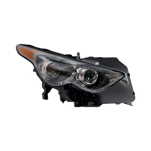 2009-2017 INFINITI FX35/FX37/FX50/QX70 Passenger Side Headlight Assembly W/O Sport Pkg 18" Wheels Composite - IN2503144-Partify-Painted-Replacement-Body-Parts