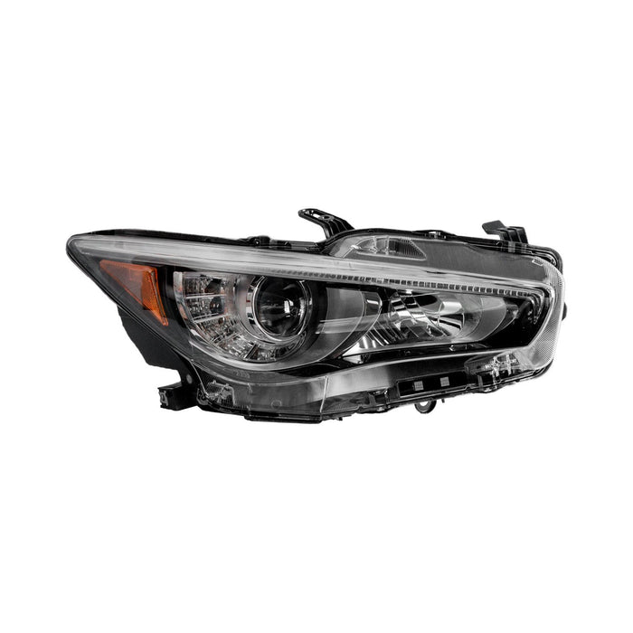 2014-2017 INFINITI Q50 Passenger Side Headlight Assembly W/Adaptive Headlamps Composite - IN2503158-Partify-Painted-Replacement-Body-Parts