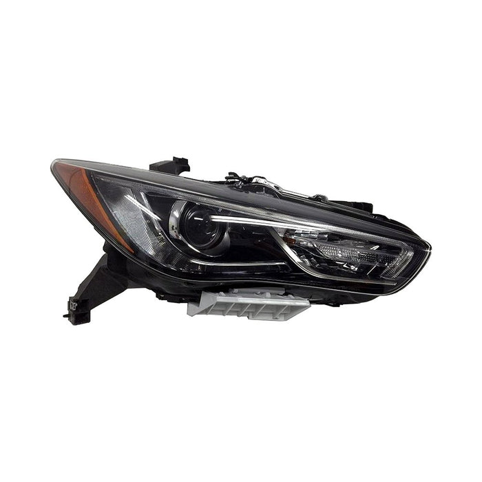 2017-2018 INFINITI QX60 Passenger Side Headlight Assembly Composite - IN2503175-Partify-Painted-Replacement-Body-Parts